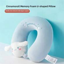 Sanrio Cinnamon Dog Comfortable U-Shaped Pillow, Neck Support Pillow For Air Travel & Napping, Soft Memory Foam Cartoon Neck Pillow