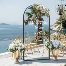 Melodieux Oversized Aluminum Alloy Mirror - Elegant Arch Design, Wall/Floor Mountable - Versatile Decor For Bedroom, Dressing Room, Or Living Room Home Decor Back To School Room Decor School Supplies