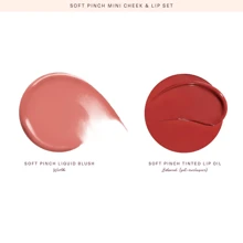 Mini Soft Pinch Liquid Blush And Lip Oil Set - 0.11 Oz/ 3.2 ML Soft Pinch Liquid Blush Mini In Worth (True Rose) - 0.067 Oz/ 2 ML Soft Pinch Tinted Lip Oil Mini In Beloved (Soft Burgundy)