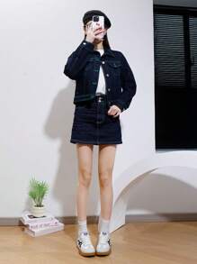 1 para damskich niskich białych trampek, wersja koreańska, gruba podeszwa, codzienne sportowe buty sportowe dla studentów, wiosna 2025