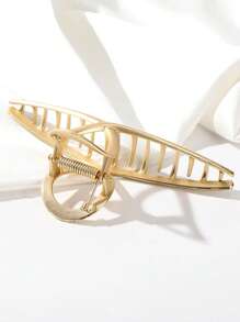 1pc Women Minimalist Casual Style Simple Hair Claw For Daily Casual Outing Wear Street Claw Clips Hair Clips Hair Jaw Clip Hair Clamps Hair Clutch Hair Catcher Clip