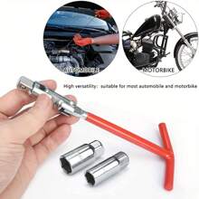 1 pieza de llave de tubo para bujías de 16 mm y 21 mm, juego de herramientas de reparación de automóviles Mars