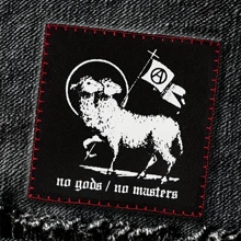 1 buc. No Masters Print Punk Patch Cosut Petepe umoristice pentru îmbrăcăminte Jachetă Trucker Hat Cadou - Culori mixte - Vizualizare 4