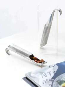 1 个茶叶浸泡器，创意悬挂伸缩管茶过滤器，长柄茶过滤器，带细网过滤器的散叶茶过滤棒管，用于散茶的便携式茶叶浸泡器，适合户外旅行、露营、野餐、派对、家庭和办公室。