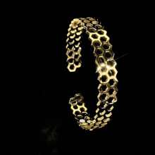 1 pièce Bracelet rigide creux minimaliste, et accessoire polyvalent pour usage quotidien pour femmes