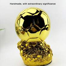 Trophée de football en résine de luxe, modèle souvenir