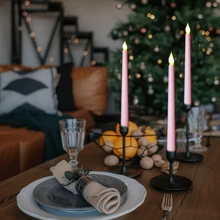 Set de 3 velas de pilar sin llama, velas a pilas para decoraciones románticas, velas electrónicas LED sin humo - Adecuadas para el hogar, fiestas y bodas - Set de 3 piezas, decoración del hogar, regalo, velas LED, luces de velas falsas, regalos de cumpleaños, graduación, decoraciones navideñas, decoración de habitaciones, regalos de Navidad