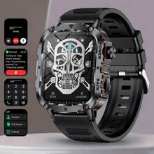 LIGE Smart Watch/Stylish Sports Watch/1.95-Inch Large Screen/Wireless Call/Smart Voice Assistant/Calories/Timer/Alarm Timer/Photo Record/Multifunctional New Men's And Women's Watch/Sports Tracking Bracelet/Men's Watch/Ladies' Watch/Ladies Watch/Wear Decoration