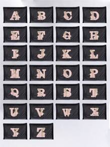 Unique Storage Bag, Cosmetic Bag, Holiday Gift Bag, Square Bag Storage Bag, Multi-Functional And Lightweight Storage Of All Small Items~! Daily Travel Vacation, College Students Outdoor Vacation, Classic Simple Solid Color, Cute Cartoon Letter Pattern, Fashion Bag, Good Friend Travel Accessories, Student Men And Women