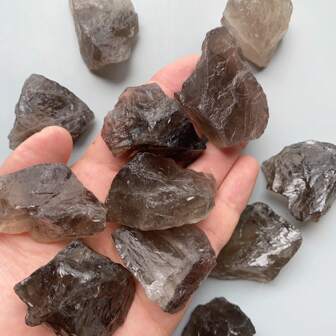 40/120/200g Smoky Quartz Rough Stone, Bulk Raw Smoky Quartz, Grounding Crystal, Geniuine Smoky Quartz, Raw Smoky Crystal Quartz, Tea Crystal, Wholesale Crystals