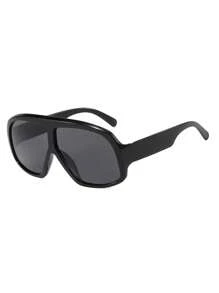 Les dernières lunettes décoratives à large monture jointe de style crapaud mode homme et femme, personnalisées selon le style hip-hop classique d'Europe et d'Amérique, d'élégance rétro pour les loisirs, les vacances à la plage et les voyages. Montures en PC, verres AC, idéal pour la tenue, les loisirs et en cadeau.