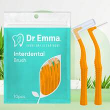 Dr.Emma Dr. Emma 10pcs/Bag Interdental Brush, Tooth Flossing Picks, Toothpick Cleaners, Tooth Cleaning Tool, Oral Dental Hygiene Flosser, Toothpick Cleaners For Detail Cleaning - Multicolor - View 15