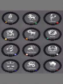 12 Zodiac Signs Bracelet 12 Constellation Jewelry For Women Scorpio Gemini Sagittarius Bracelet Friendship Gift Whoelsales
