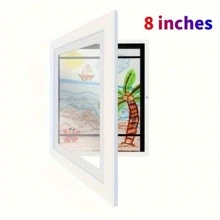 1pc Magnetic Art Frame - Easy-Open For Quick Display Changes - Versatile Wall Decor For Home & Office - Ideal For Holidays & Gift Giving - Multicolor - View 8