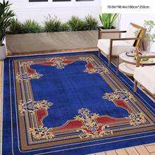 [Crystal Velvet, PVC Bottom, 5mm Thickness] 1pc Bohemian Style Carpet - Waterproof, Anti-Slip, Absorbent, Machine Washable, Soft & Comfortable Mat, Suitable For Kitchen, Living Room, Bedroom, Hallway, Bathroom, Laundry Room - Easy To Clean, Carpet, Home Decor Home Bathroom Decor Bath Rug Outdoor Rug Door Mat