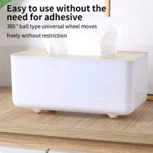 4Pcs/Set Self Adhesive Caster Wheel 360 Swivel Heavy Duty Moving Furniture Casters Mini Mute Plastic Rolling Pulley,School Supplies,Back To School