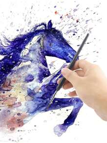 11 pièces Mini ensemble de pinceaux de peinture détaillée pour le dessin, la peinture à l'huile, l'aquarelle, la peinture de visage