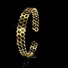 1 pièce Bracelet rigide creux minimaliste, et accessoire polyvalent pour usage quotidien pour femmes