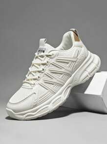 Zapatillas de malla transpirables para hombre, zapatillas deportivas informales con suela gruesa, adecuadas para adolescentes, casual de verano, deportes al aire libre, viajes, regalos de graduación, accesorios de vestir para cumpleaños