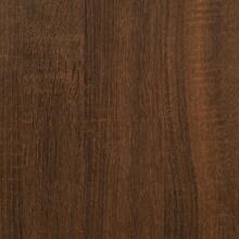 Bibliothèque en bois marron 102x28x77,5 cm bois d'ingénierie