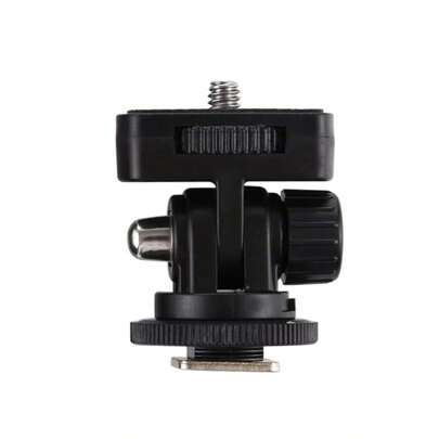 1/4" Screw Triangle Bracket Cold Shoe Mount Tripod, Photography Accessory For DSLR, Camera, Smartphone, Monitor, Low Angle Viewfinder, Hot/Cold Shoe Adapter