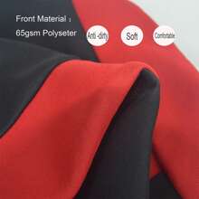 5 Full-Seat Car Seat Cover Universal Style 2 Front Seats 1 Backrest 1 Back Cushion 5 Head Caps Multiple Colors Optional Thin Polyester Fabric 2 Mm Sponge