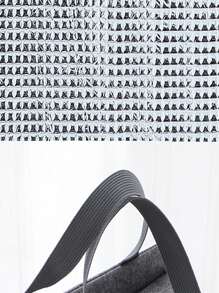 保温午餐盒袋、河马印花冷藏袋、便携式旅行野餐袋、办公室、学校、礼物用的保温午餐手提袋