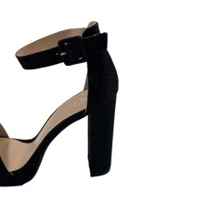 Escarpins à talons hauts épais et pointus JZ Brothers avec fermeture à boucle