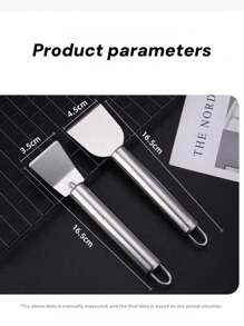 1-2 件不锈钢清洁刮刀 - 多用途金属刮刀工具，适用于厨房、浴室和家庭 - 无需电力，节省空间的设计 - 彩色 - 查看 10