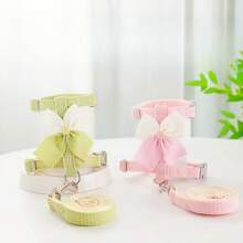 猫牵引绳防脱猫散步牵引绳猫绳猫牵引外出可调节专用猫绳带