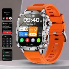 LIGE Smart Watch/Stylish Sports Watch/1.95-Inch Large Screen/Wireless Call/Smart Voice Assistant/Calories/Timer/Alarm Timer/Photo Record/Multifunctional New Men's And Women's Watch/Sports Tracking Bracelet/Men's Watch/Ladies' Watch/Ladies Watch/Wear Decoration