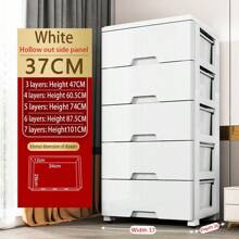 Drawer-Style Shoe Cabinet, Narrow Slit Storage Cabinet, Side Shelf Cabinet, Multi-Layer Plastic Bedside Cabinet, Bathroom