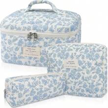 Quilted Ditsy Floral Cosmetic Bag, Large Capacity Portable Hand Bag, Cute Retro Countryside Style Clutch, Portable Travel Toiletry Organizer Makeup Bag, Room Decor, Bags, Makeup Bag, Vanity, Travel, Make Up Bag, Travel Essentials, Organizer, Storage, Travel Essential, Makeup Organizer, Makeup Bags, Toiletry Bag, Desk Organiser, Cosmetic Bag, Makeup Pouch, Make Up Organizer, Vanity Accessories, Make Up Pouch, Makeup Bags,Cosmetic Bag,Makeup Organiser,Travel,Makeup Pouch,Bag,Vanity,Make Up Pouch,Travel Essentials,Pouch Bag,Travel Essential,Vanity Accessories,Small Makeup Bag,Makeup Pouch,Cosmetic Bag,Travel Essential,Large Capacity,Large Makeup Bag