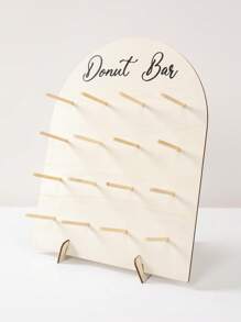 1 Set 16 Löcher Donut Holz Präsentationsständer, Rack Haushalt Donut Präsentationsständer Party Lebensmittel Präsentationsständer, Geburtstag Hochzeit Familien Ereignis Party Lebensmittel Ständer, Donut Präsentations Holzständer, Thanksgiving Weihnachts Party Küche Kochständer, Party Geschenke Gefallen