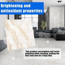 Revestimiento de cristal cerámico y de piedra - Eliminador de manchas, limpiador de arañazos y agente de mantenimiento para baldosas de mármol de cocina del hogar