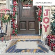 [Crystal Velvet, PVC Bottom, 5mm Thickness] 1pc Bohemian Style Carpet - Waterproof, Anti-Slip, Absorbent, Machine Washable, Soft & Comfortable Mat, Suitable For Kitchen, Living Room, Bedroom, Hallway, Bathroom, Laundry Room - Easy To Clean, Carpet, Home Decor Home Bathroom Decor Bath Rug Outdoor Rug Door Mat