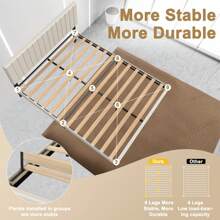 YUENFONG Bed Frames - 米色 - 查看 6