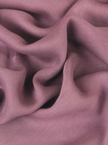 1条高品质纯色柔软透气粘胶纤维头巾，适合日常搭配长袍或连衣裙佩戴