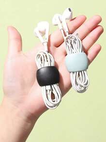 8/5/4/2/1/ 10PCS Mix And Match New Cable Storage Organizer, Data Cable Storage Buckle, Travel Data Cable Hub, Earphone Charging Cable Winding Storage Buckle