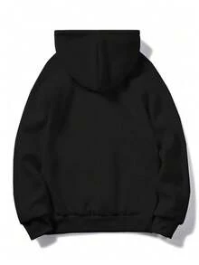 Men's Harajuku Women Cyka Blyat Suka Blyat Casual Premium Cotton Pullover Hoodie Camisas Women Happy New Year - Black - View 2