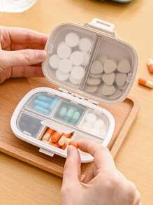 Portable Pill Box For Travel Moisture Proof Pill Organizer Reusable Pill Case For Men And Women Medicine Planner Daily Pocket Case To Hold Vitamin Medicine Medication And Supplement Home Travel Essential Accessories For Outdoor Office Back To School Medicine Bag First Aid Bag Medicine Organizer Pill Organiser Pill Container For Home Cruise Essentials - Multicolor - View 4