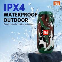 TG117 Portable Outdoor Wireless Subwoofer, FM USB Card Compatible - Enjoy Clear And Powerful Sound Anytime, Wireless Audio Subwoofer Plug In Card, USB Flash Drive, 3D Surrou FM/TF Card/U Disk, Connect With Mobile Phone/Tablet/TV, Gift Goodies - 彩色 - 查看 2