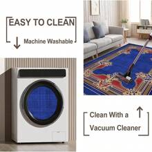 [Crystal Velvet, PVC Bottom, 5mm Thickness] 1pc Bohemian Style Carpet - Waterproof, Anti-Slip, Absorbent, Machine Washable, Soft & Comfortable Mat, Suitable For Kitchen, Living Room, Bedroom, Hallway, Bathroom, Laundry Room - Easy To Clean, Carpet, Home Decor Home Bathroom Decor Bath Rug Outdoor Rug Door Mat