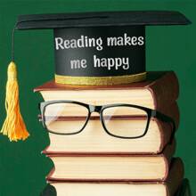 4pcs,Self-Adhesive DIY Decoration Stickers, Suitable For Graduation Hats, Diaries And Gifts - Plastic, Essential For Creative Crafts, Graduation Party Decoration Stickers - Multicolor - View 3