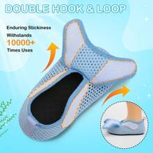 Kids Adjustable Strap Aquatic Shoes - Lightweight, Comfortable And Breathable Material, Perfect For Spring And Summer Adventures, Suitable For Casual Wear, Beach, Swimming And Outdoor Activities - Baby Blue - View 3