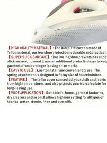 Shoe Cover Iron Plate Cover Iron Heat Protector Iron Based Electric Iron Protector Cloth Apartment Essentials College Dormitory Essentials Home Essentials Iron Plate Cover Protect Your Iron Back To School Supplies For Home Travel Accessories