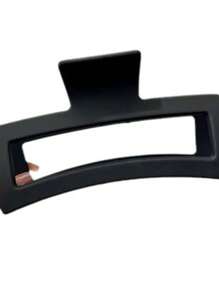 定制方形发夹轻质塑料发夹黑白咖啡复古时尚多功能别致发饰适合日常佩戴、户外、洗脸、沐浴、化妆、服装搭配、首饰装饰、头带夹、优雅时尚女学生发夹装饰