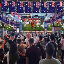 Australian Flag Chain, Little Australian Flag, Grand Opening Ceremony, National Sporting Events, Holiday Decorations(Hand Waving Flags, Garden Flags) - Multicolor - View 6