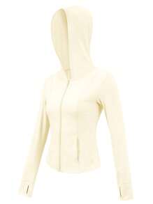 CAMEL CROWN Women's Sunscreen Clothing Slim Summer Anti-Ultraviolet Cool Moisture Absorption Breathable Ice Silk Sunscreen Clothing Women - Light Moon Yellow - View 5