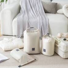 1/3 件旅行压缩包装袋，大容量行李整理袋 - 彩色 - 查看 16